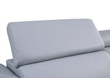 Picasso Light Blue 6-Piece 2-Power Reclining Sectional by New Era Innovations at Eve Furniture