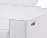Picasso White 7-Piece 3 Power Reclining Sectional by New Era Innovations at Eve Furniture