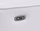 Picasso White 7-Piece 3 Power Reclining Sectional by New Era Innovations at Eve Furniture
