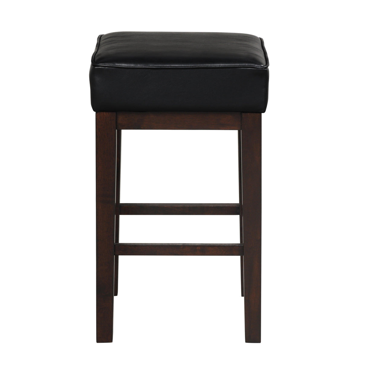 Pittsville Black/Espresso Counter Height Stool, Set of 2 by Homelegance at Eve Furniture