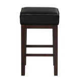 Pittsville Black/Espresso Counter Height Stool, Set of 2 by Homelegance at Eve Furniture