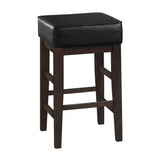 Pittsville Black/Espresso Counter Height Stool, Set of 2 by Homelegance at Eve Furniture