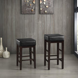 Pittsville Black/Espresso Counter Height Stool, Set of 2 by Homelegance at Eve Furniture