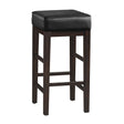 Pittsville Black/Espresso Pub Height Stool, Set of 2 by Homelegance at Eve Furniture