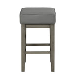 Pittsville Gray/Espresso Counter Height Stool, Set of 2 by Homelegance at Eve Furniture