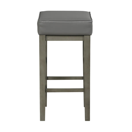 Pittsville Gray/Espresso Pub Height Stool, Set of 2 by Homelegance at Eve Furniture