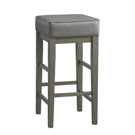 Pittsville Gray/Espresso Pub Height Stool, Set of 2 by Homelegance at Eve Furniture