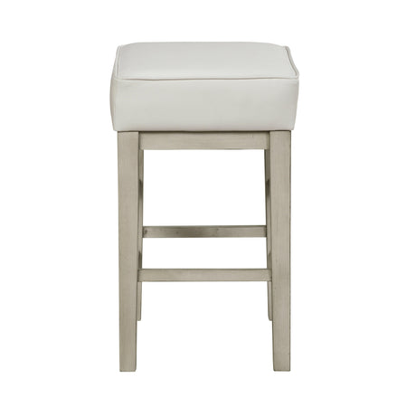 Pittsville White/Espresso Counter Height Stool, Set of 2 by Homelegance at Eve Furniture