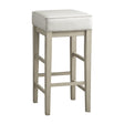 Pittsville White/Espresso Pub Height Stool, Set of 2 by Homelegance at Eve Furniture