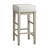 Pittsville White/Espresso Pub Height Stool, Set of 2 by Homelegance at Eve Furniture
