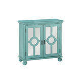 Poppy Antique Aqua Accent Chest by Homelegance at Eve Furniture