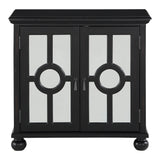 Poppy Antique Black Accent Chest by Homelegance at Eve Furniture