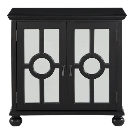 Poppy Antique Black Accent Chest by Homelegance at Eve Furniture