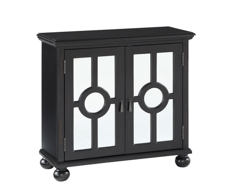 Poppy Antique Black Accent Chest by Homelegance at Eve Furniture
