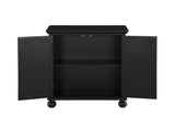 Poppy Antique Black Accent Chest by Homelegance at Eve Furniture