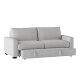 Price Gray Convertible Studio Sofa with Pull-out Bed by Homelegance at Eve Furniture
