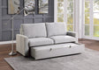 Price Gray Convertible Studio Sofa with Pull-out Bed by Homelegance at Eve Furniture
