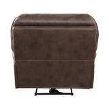 Proctor Brown Microfiber Power Reclining Chair by Homelegance at Eve Furniture