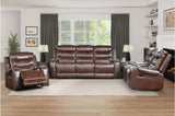Putnam Brown Reclining Living Room Set by Homelegance at Eve Furniture