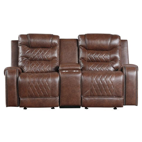 Putnam Brown Reclining Living Room Set by Homelegance at Eve Furniture