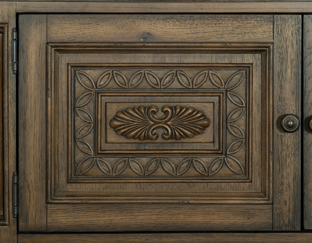 Rachelle Weathered Pecan Chest by Homelegance at Eve Furniture