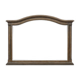 Rachelle Weathered Pecan Mirror (Mirror Only) by Homelegance at Eve Furniture