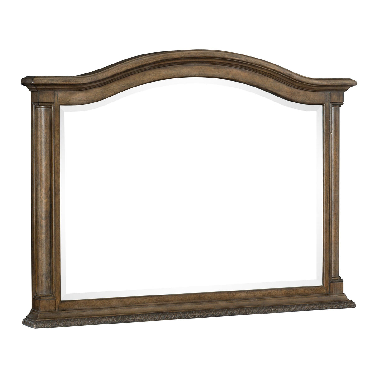 Rachelle Weathered Pecan Mirror (Mirror Only) by Homelegance at Eve Furniture
