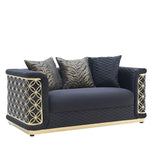Riya Black Fabric Living Room Set by New Era Innovations at Eve Furniture