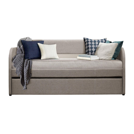 Roland Gray Daybed with Trundle by Homelegance at Eve Furniture