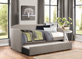 Roland Gray Daybed with Trundle by Homelegance at Eve Furniture