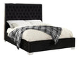 Rose Black 55"H King Platform Bed by New Era Innovations at Eve Furniture