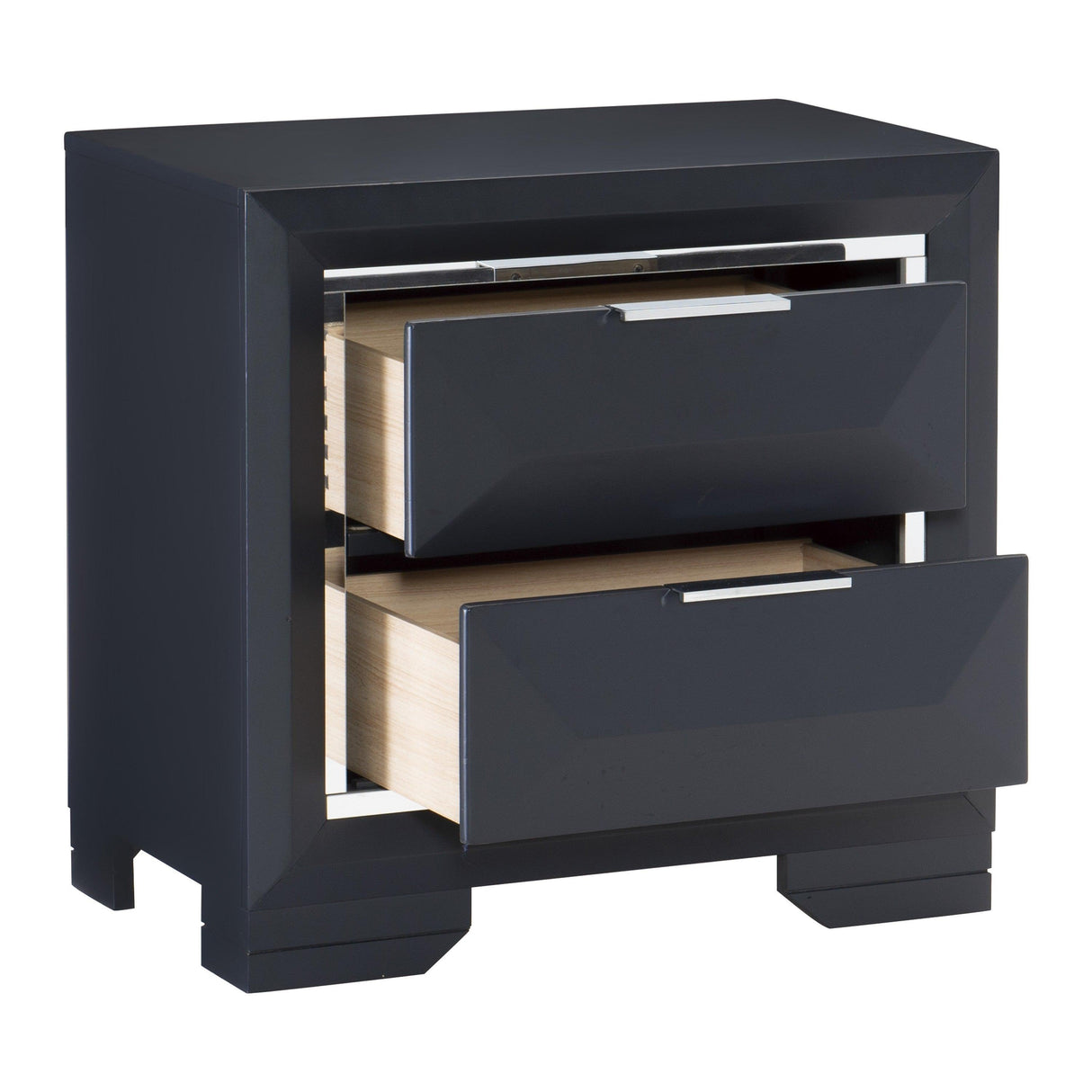 Rosemont Midnight Blue Nightstand by Homelegance at Eve Furniture