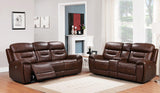 Rosewood Brown Power Reclining Living Room Set by New Era Innovations at Eve Furniture