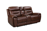 Rosewood Brown Power Reclining Living Room Set by New Era Innovations at Eve Furniture