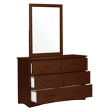 Rowe Dark Cherry Dresser by Homelegance at Eve Furniture