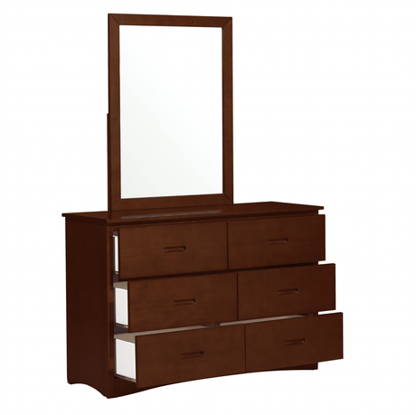 Rowe Dark Cherry Dresser by Homelegance at Eve Furniture
