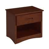Rowe Dark Cherry Nightstand by Homelegance at Eve Furniture