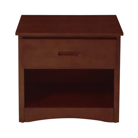 Rowe Dark Cherry Nightstand by Homelegance at Eve Furniture