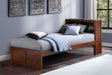 Rowe Dark Cherry Twin Bookcase Bed by Homelegance at Eve Furniture