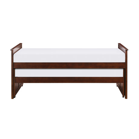 Rowe Dark Cherry Twin/Twin Bed by Homelegance at Eve Furniture
