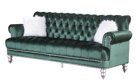 Royal Green Sofa & Loveseat by New Era Innovations at Eve Furniture