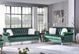 Royal Green Sofa & Loveseat by New Era Innovations at Eve Furniture