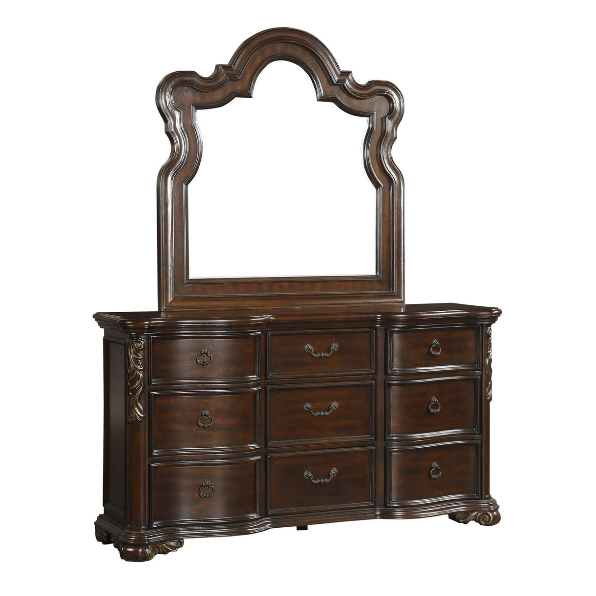 Royal Highlands Rich Cherry Mirror (Mirror Only) by Homelegance at Eve Furniture