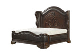 Royal Highlands Rich Cherry Upholstered Panel Bedroom Set by Homelegance at Eve Furniture