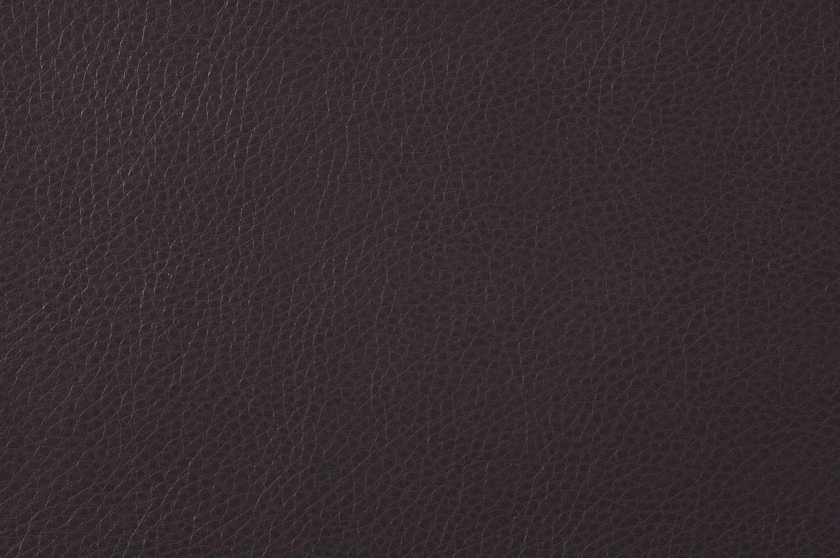 Rubin Dark Brown Faux Leather Loveseat by Homelegance at Eve Furniture