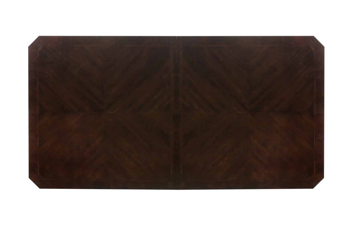 Russian Hill Warm Cherry Extendable Dining Table by Homelegance at Eve Furniture