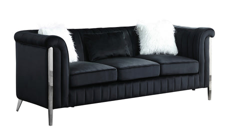 S8288 Fara (Black/Gold) Living Room Set - Eve Furniture
