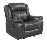 Lavon Gray 3-Piece Reclining Living Room Set - Eve Furniture