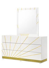 Safa Led White Platform Bedroom Set by New Era Innovations at Eve Furniture