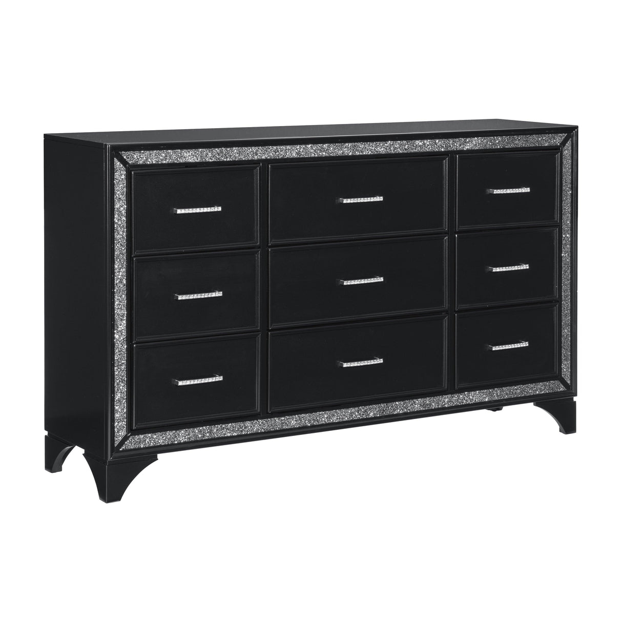 Salon Black Dresser by Homelegance at Eve Furniture